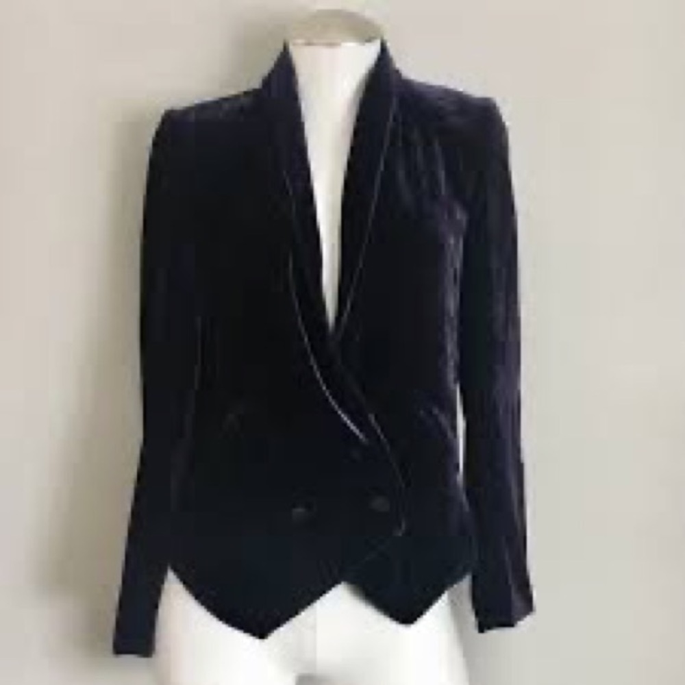Twelfth Street by Cynthia Vincent Velvet Blazer